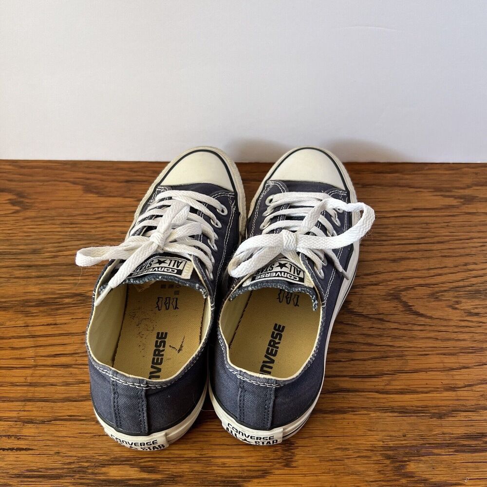 CONVERSE Chuck Taylor All-Star Low Top Sneaker Navy & White Men 5 Women 7 - Picture 5 of 8